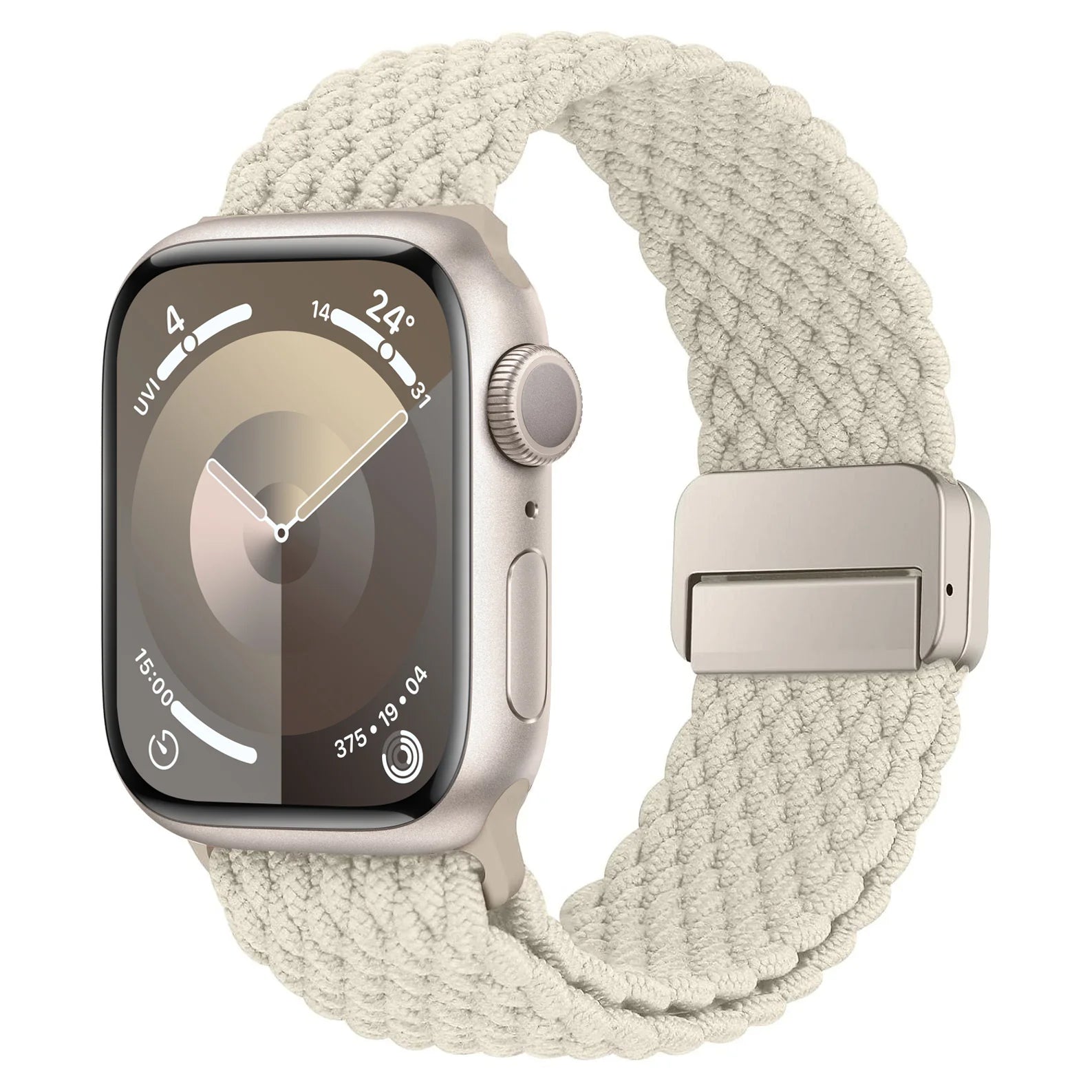 Geflochtenes Apple Watch Armband mit Magnetverschluss