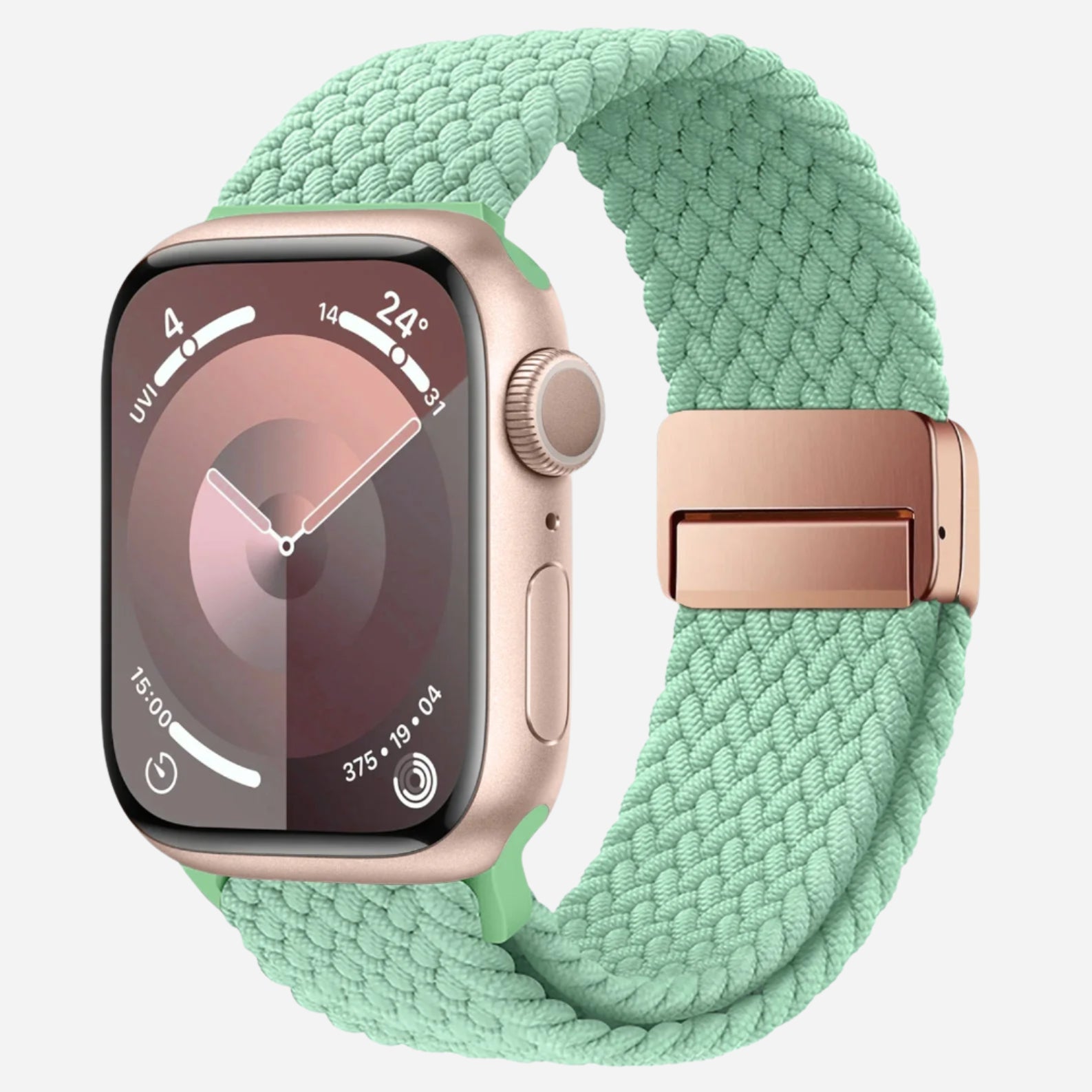 MillesTECband Geflochtenes Apple Watch Armband "Casual" mit Magnetverschluss