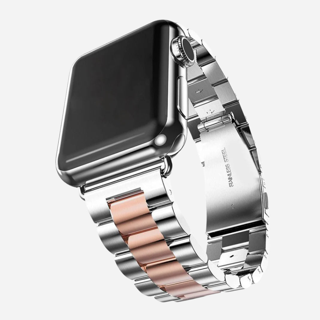 MillesTECband Apple Watch Gliederarmband "Arctica"