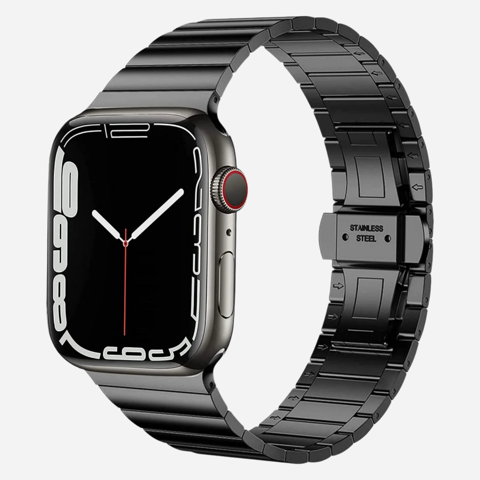 MillesTECband Apple Watch Edelstahl Gliederarmband "Iconic"