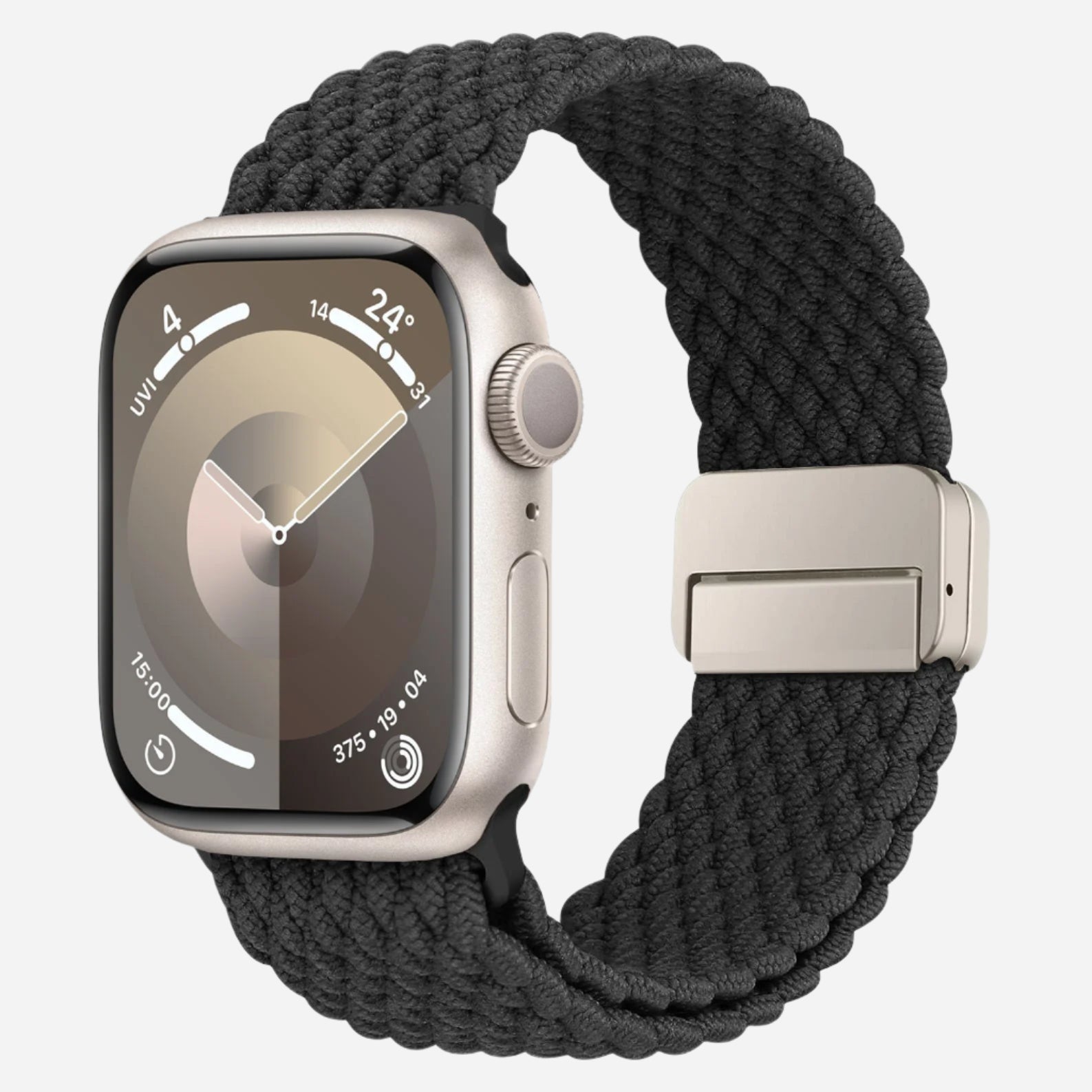 MillesTECband Geflochtenes Apple Watch Armband "Casual" mit Magnetverschluss