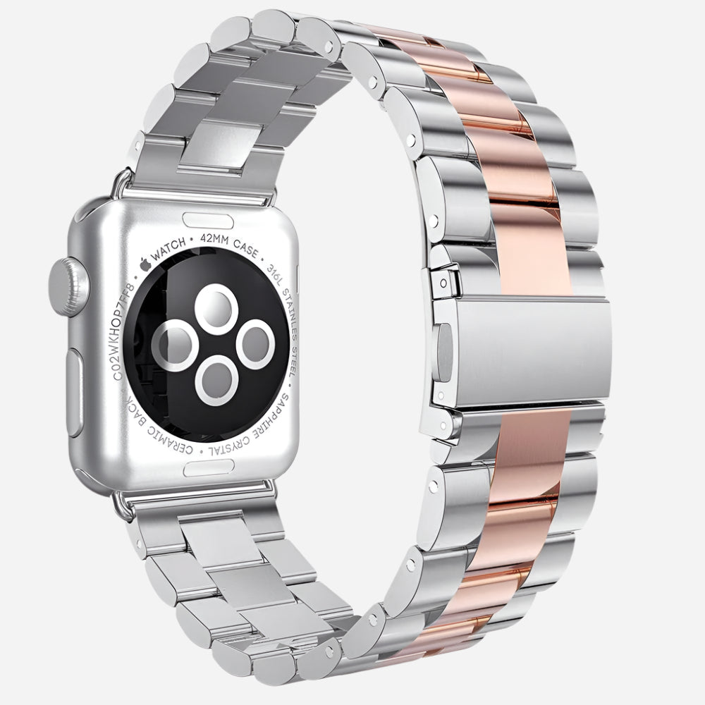 MillesTECband Apple Watch Gliederarmband "Arctica"