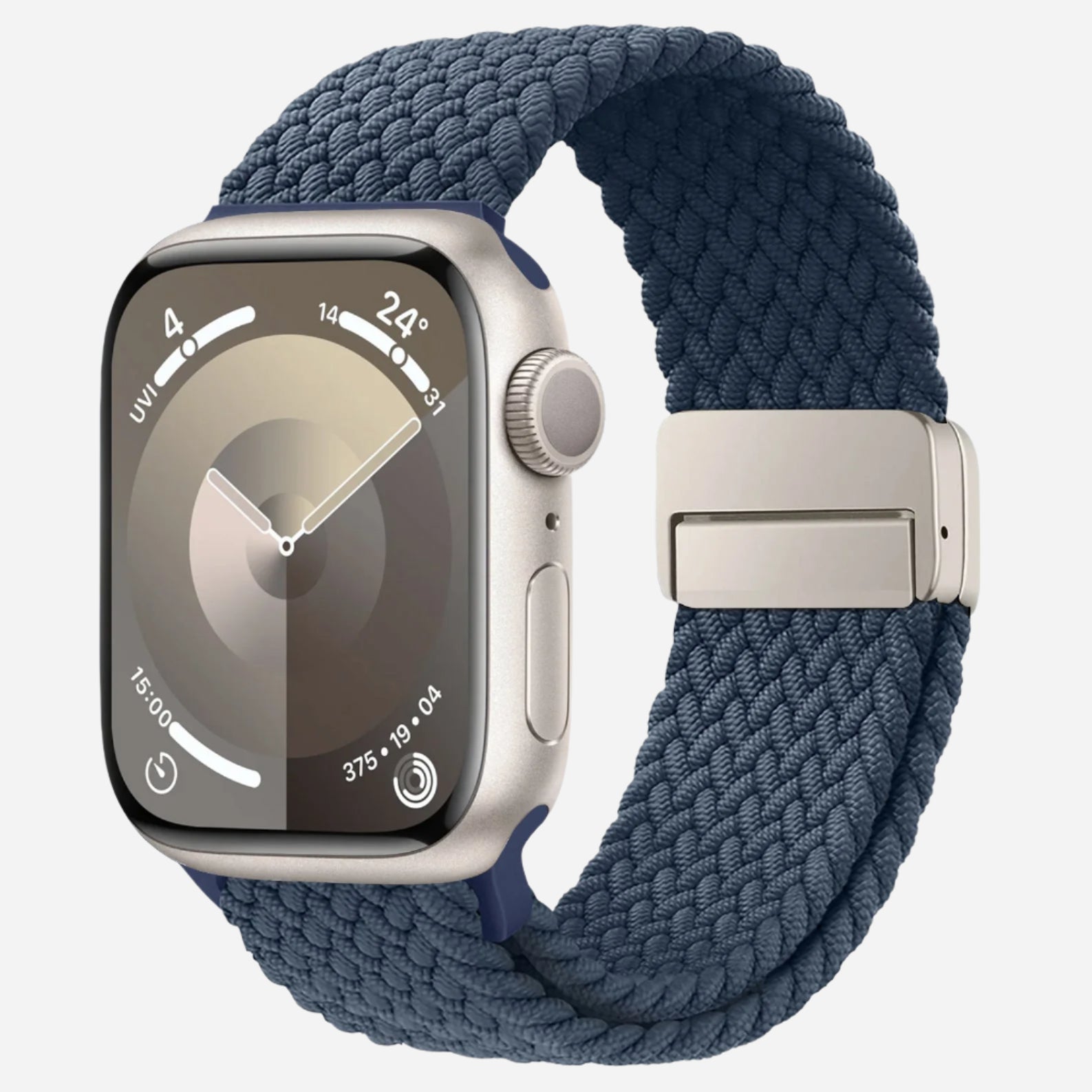 MillesTECband Geflochtenes Apple Watch Armband "Casual" mit Magnetverschluss