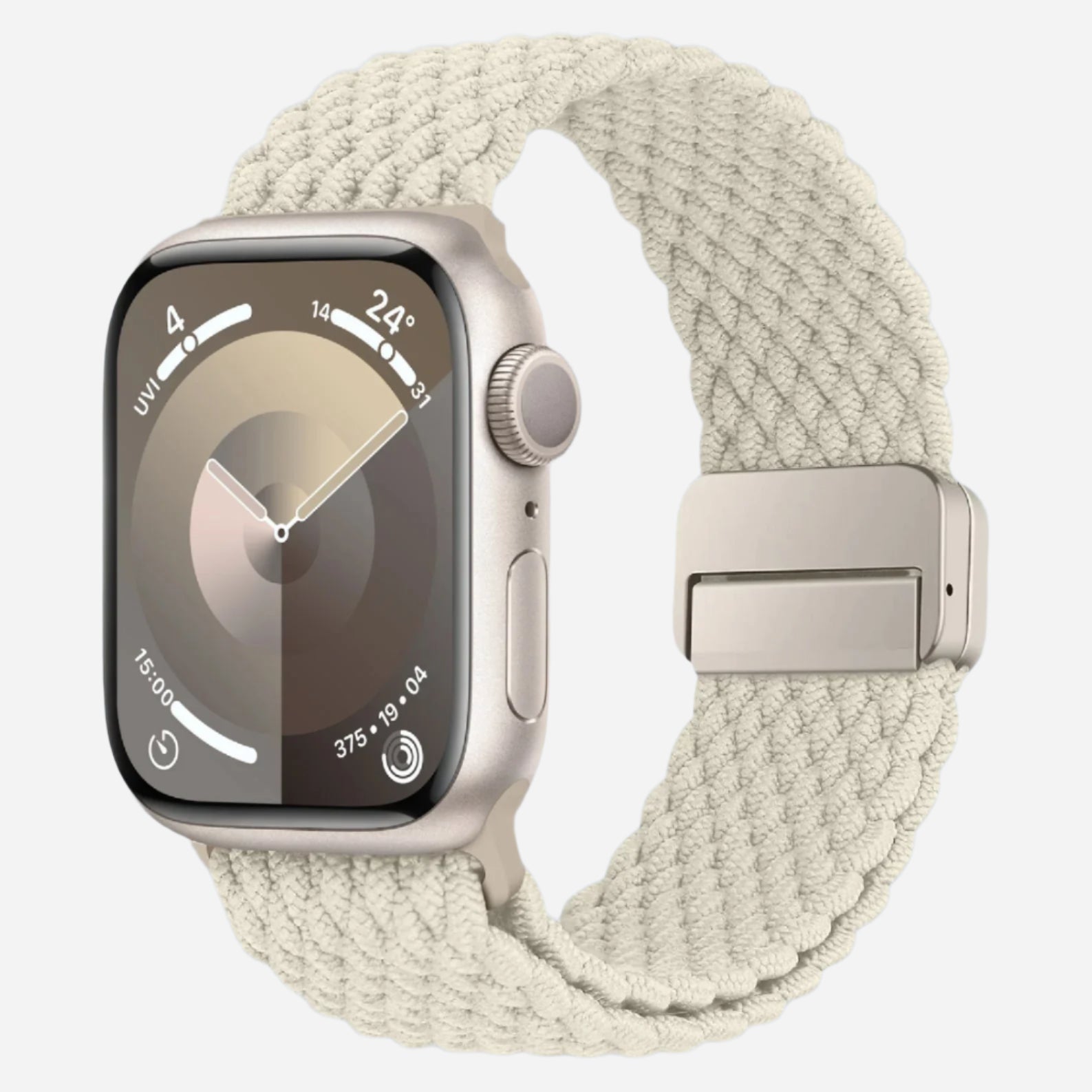 MillesTECband Geflochtenes Apple Watch Armband "Casual" mit Magnetverschluss