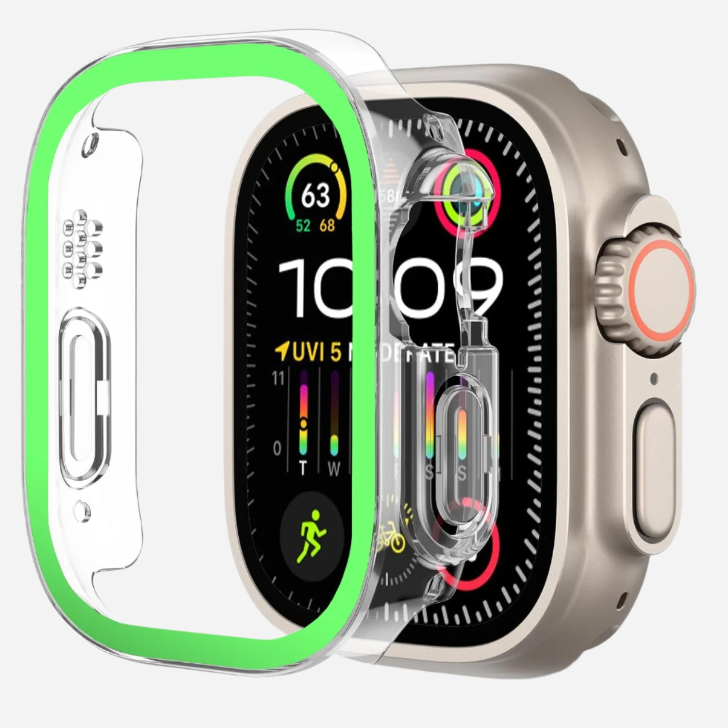 MillesTECband Apple Watch Ultra Hülle Glow in the Dark - MillesTEC