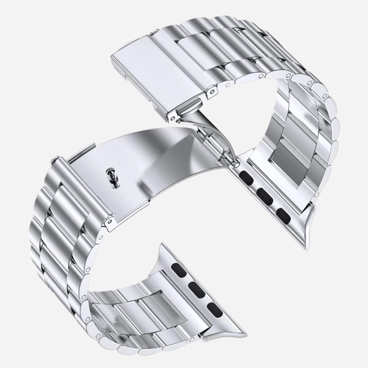 MillesTECband Apple Watch Gliederarmband "Arctica"