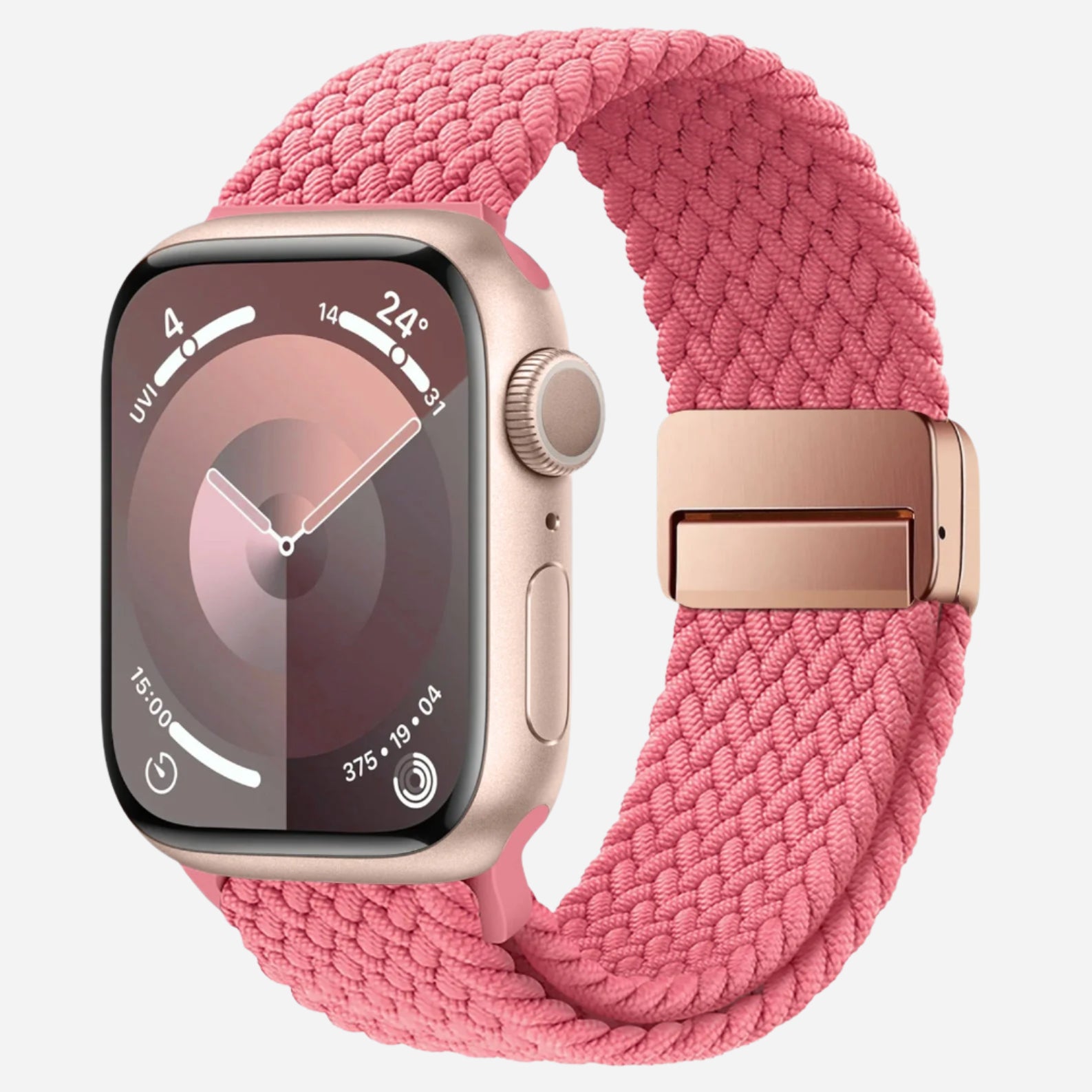 MillesTECband Geflochtenes Apple Watch Armband "Casual" mit Magnetverschluss