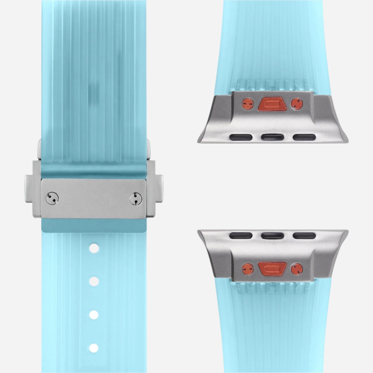 MillesTECband Apple Watch Silikonarmband „ICE“