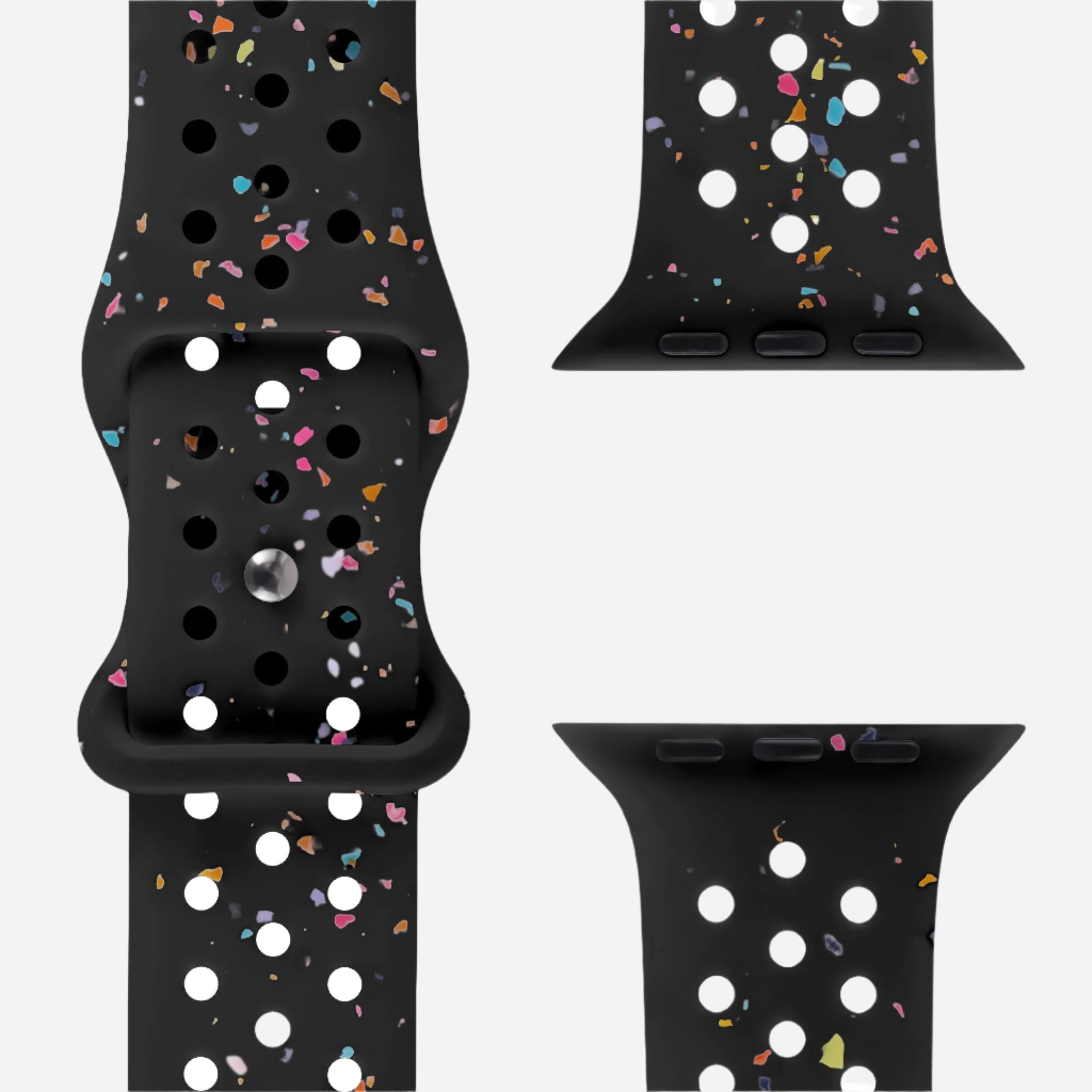 MillesTECband Apple Watch Silikonarmband "Carnival"