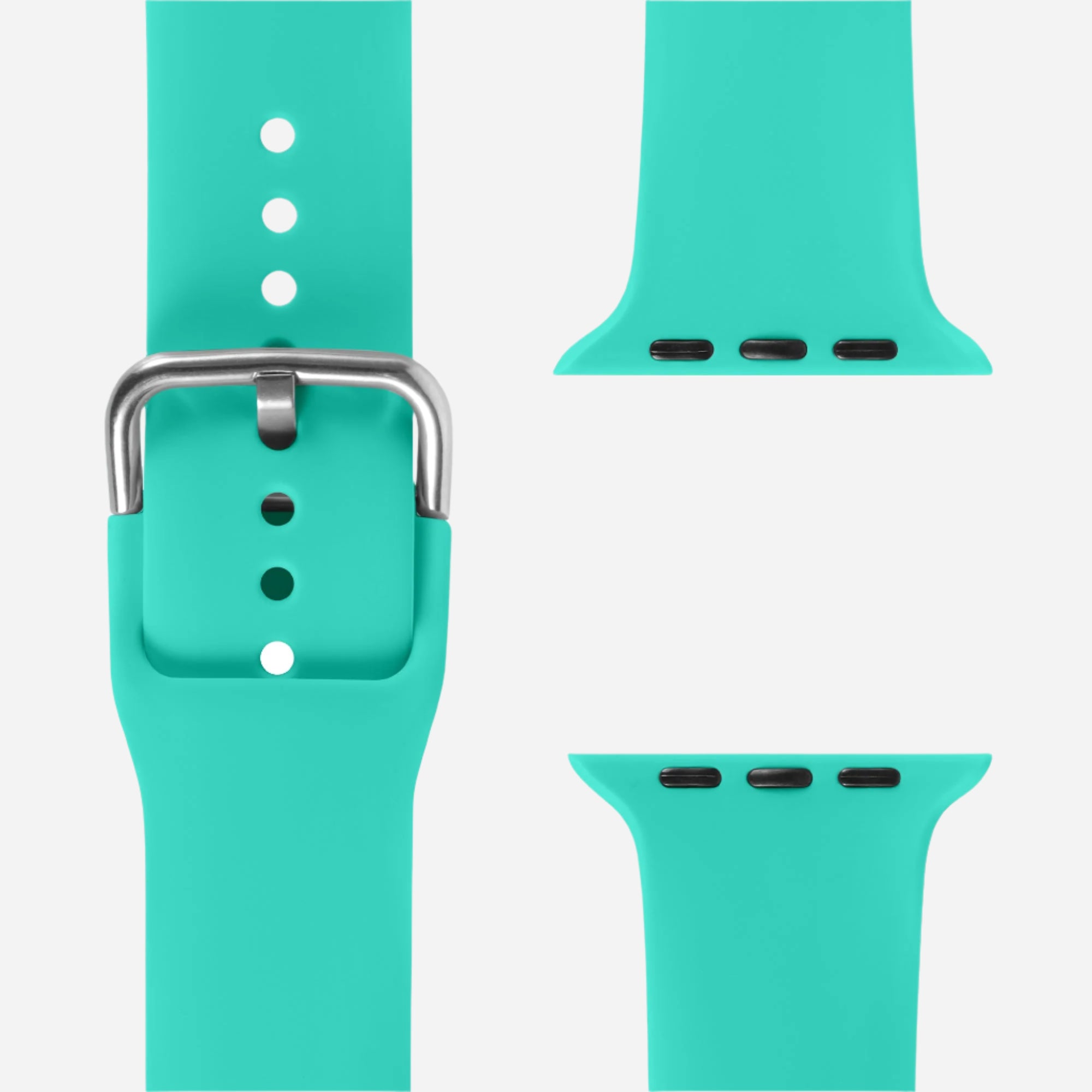 MillesTECband Apple Watch Silikonarmband "Aqua"