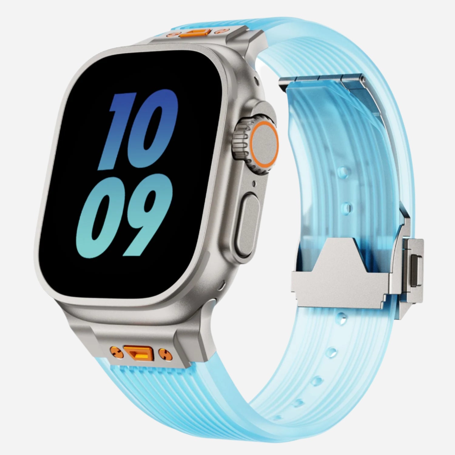 MillesTECband Apple Watch Silikonarmband „ICE“