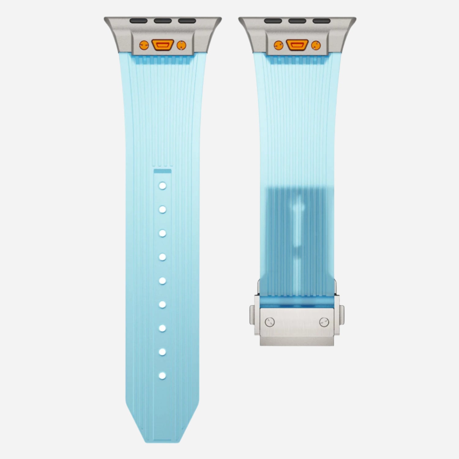 MillesTECband Apple Watch Silikonarmband „ICE“