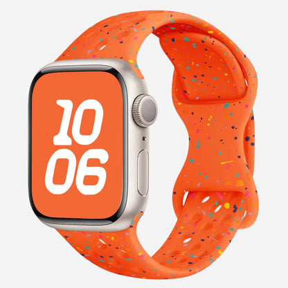 MillesTECband Apple Watch Silikonarmband "Carnival"