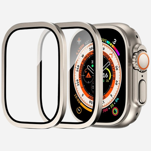 MilesTEC ADVENTURE Displayschutz Glas für Apple Watch Ultra 49 mm - 2er Set