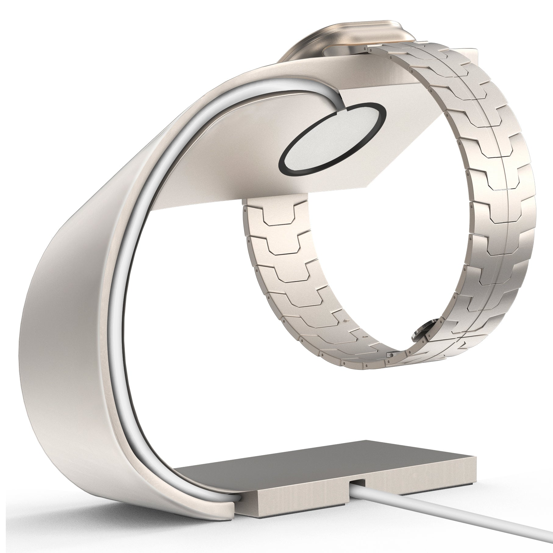 MillesTECband Aluminium Apple Watch Ultra Ständer - Titanfarben