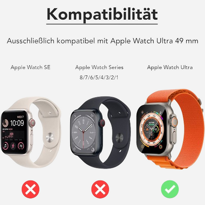 CRYSTAL CLEAR Displayschutz GLAS für Apple Watch Ultra 49 mm - 2er Set