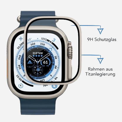 MilesTEC ADVENTURE Displayschutz Glas für Apple Watch Ultra 49 mm - 2er Set