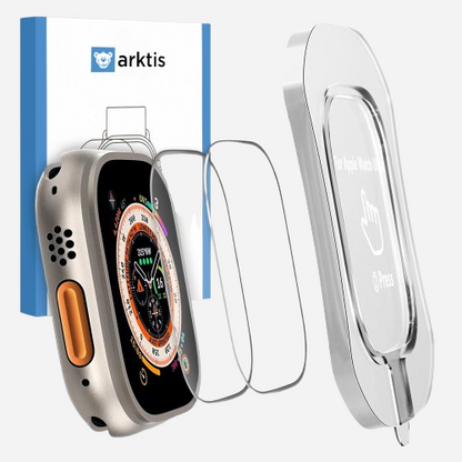 CRYSTAL CLEAR Displayschutz GLAS für Apple Watch Ultra 49 mm - 2er Set