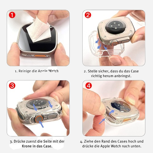 MillesTECbandPRO Invisible Air Case für Apple Watch Ultra