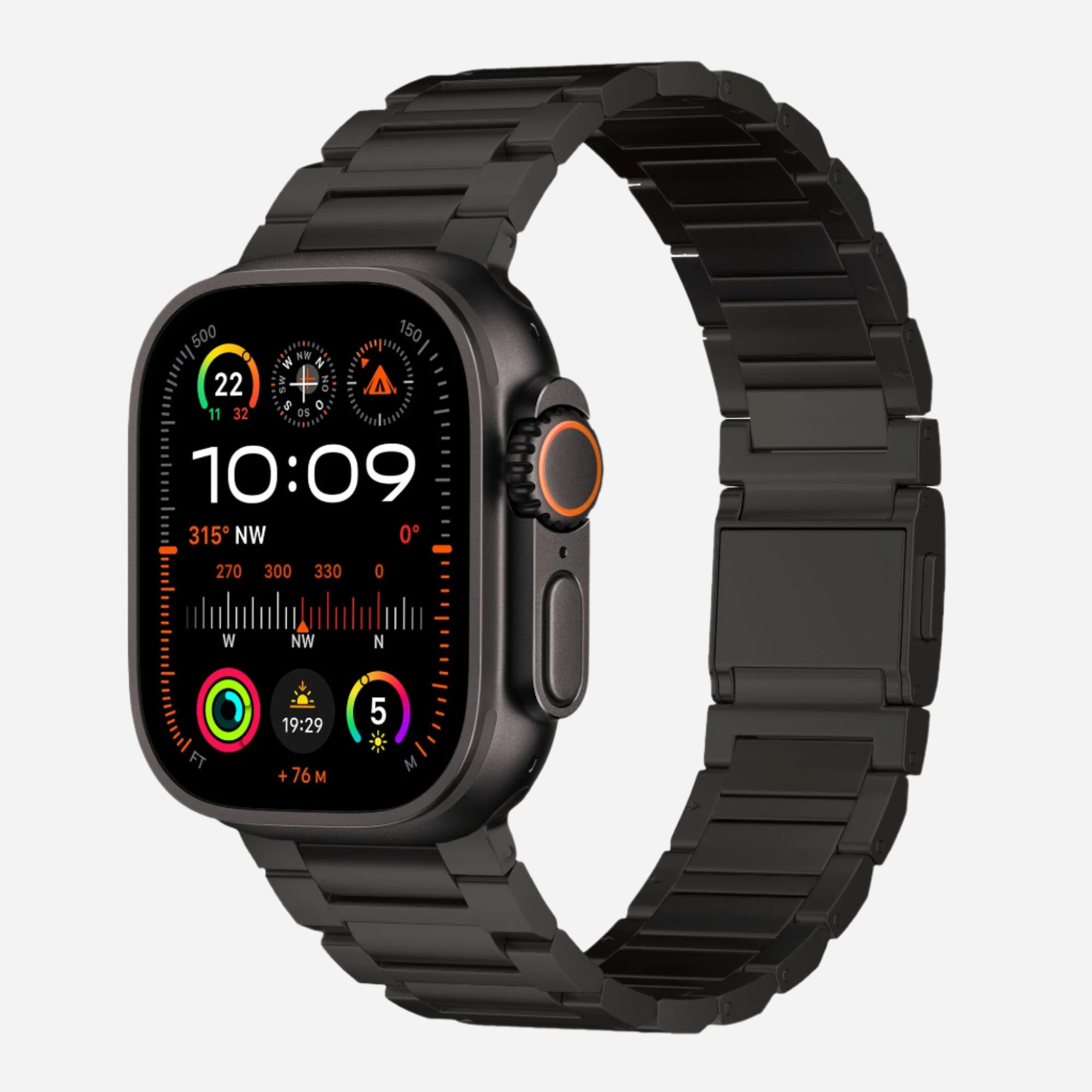 MillesTECband Apple Watch Ultra Titanarmband „Maverick“