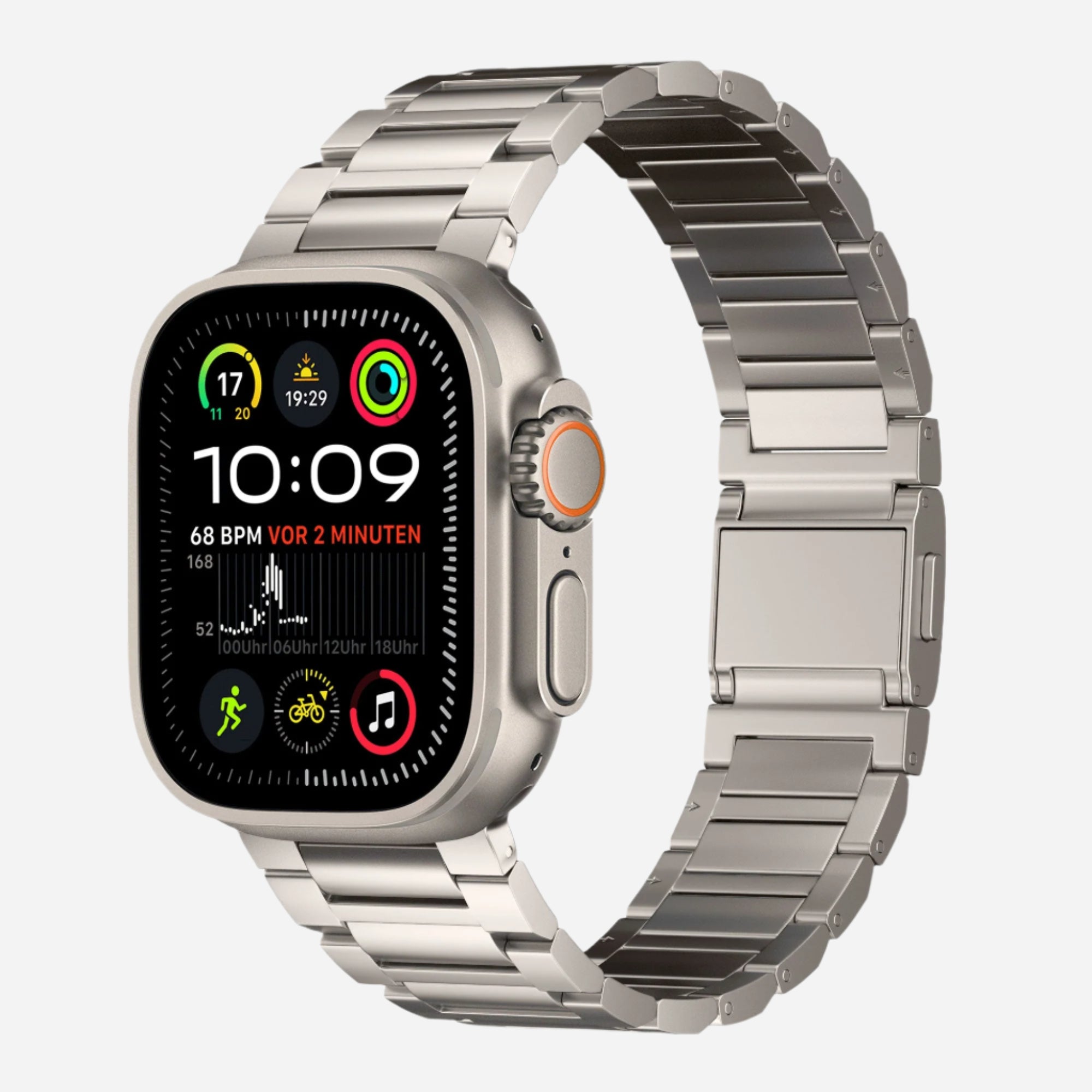 MillesTECband Apple Watch Ultra Titanarmband „Maverick“