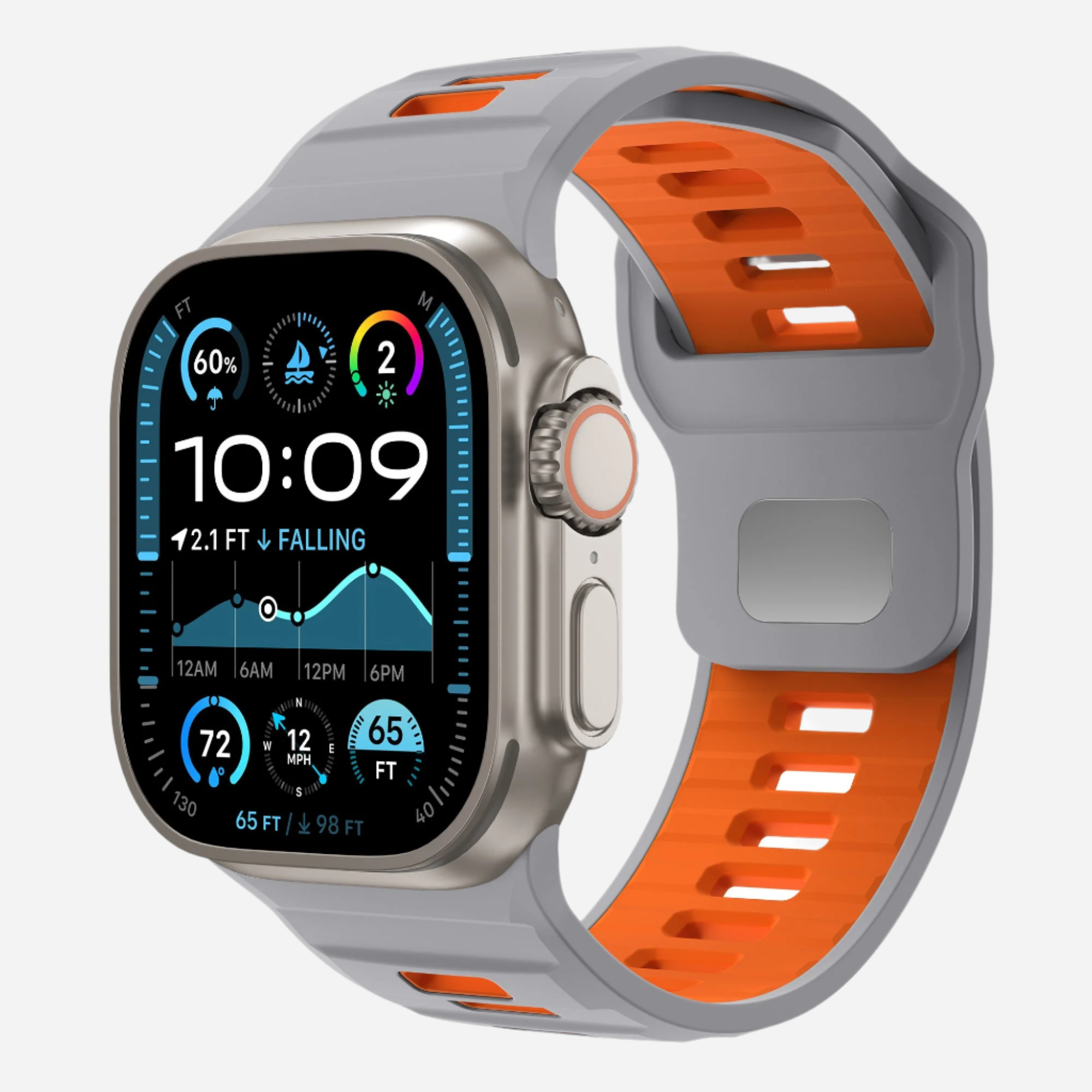 MillesTECband Apple Watch Silikonarmband „Runner“