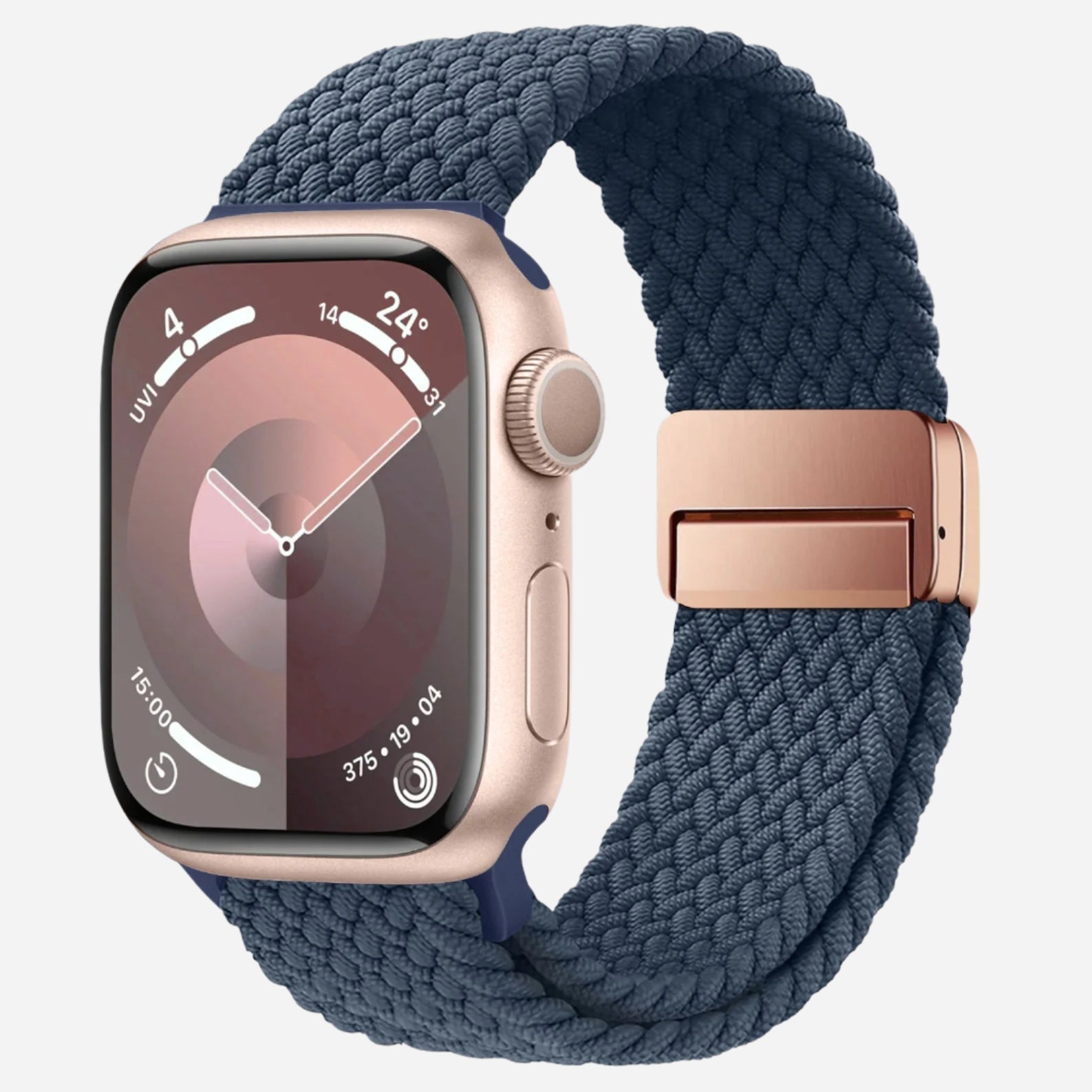 MillesTECband Geflochtenes Apple Watch Armband "Casual" mit Magnetverschluss