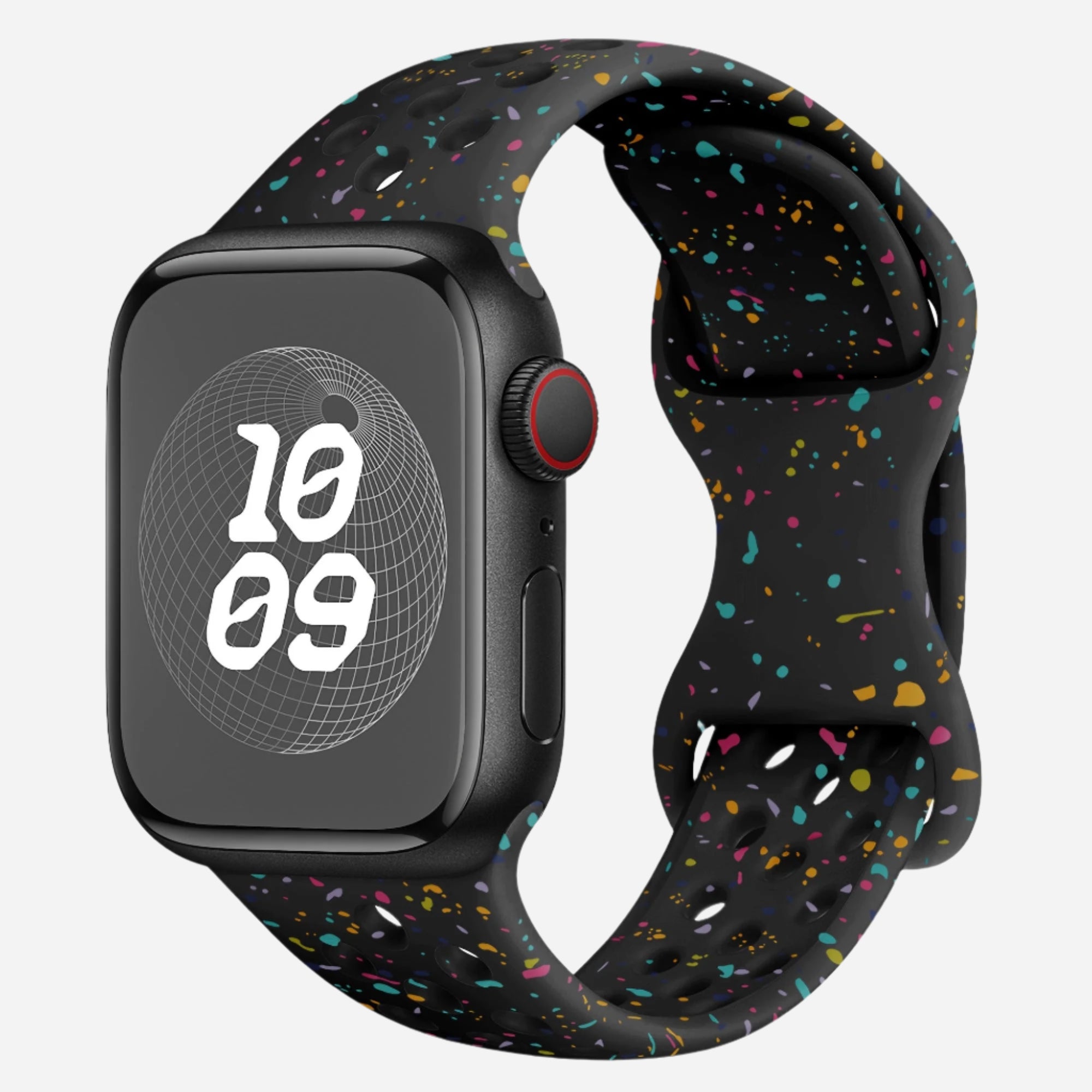 MillesTECband Apple Watch Silikonarmband "Carnival"