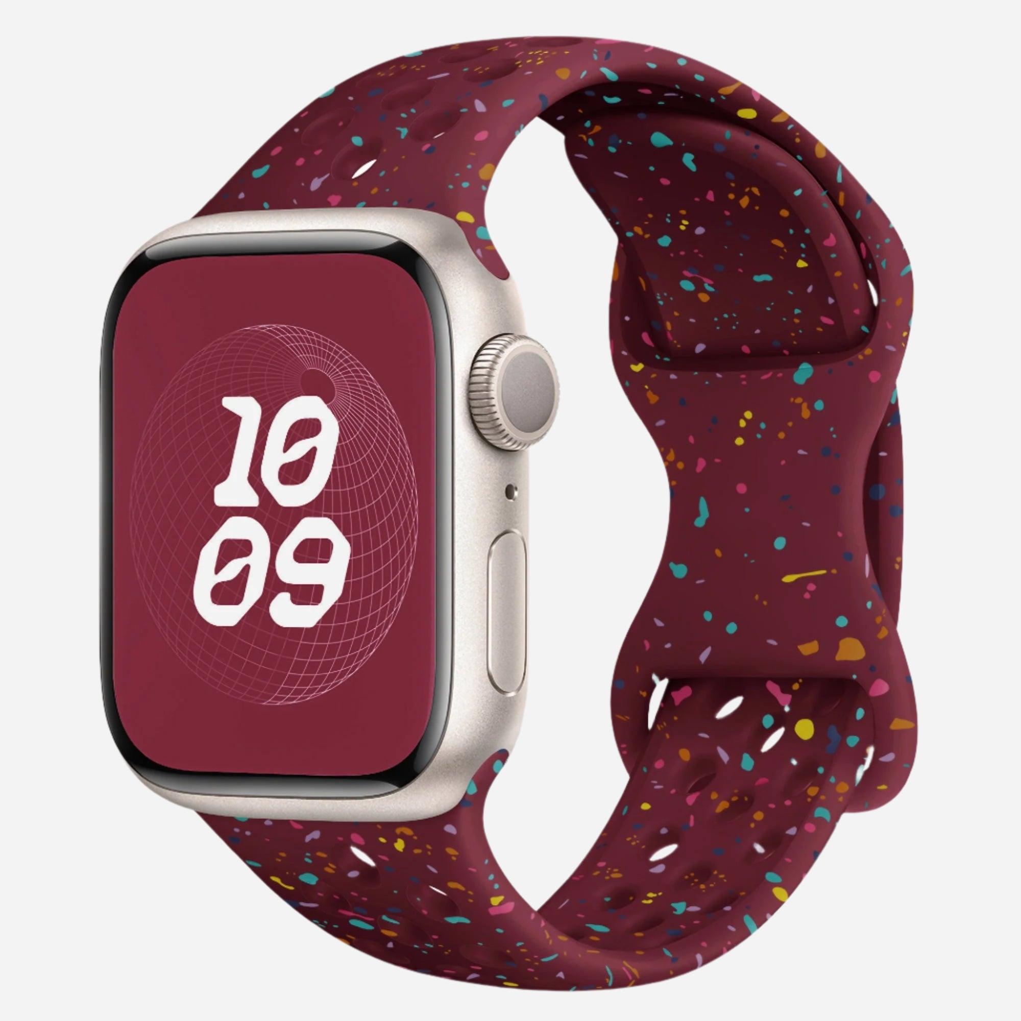 MillesTECband Apple Watch Silikonarmband "Carnival"