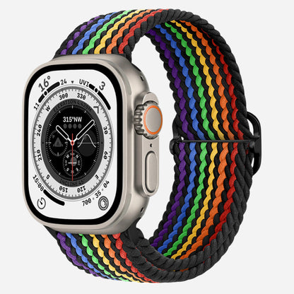 MillesTECband Apple Watch geflochtenes Flex Loop Pride Armband