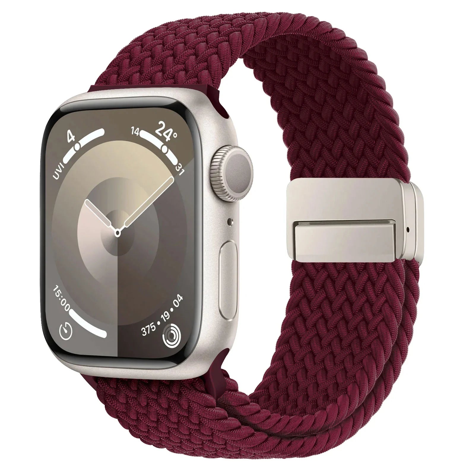 Geflochtenes Apple Watch Armband mit Magnetverschluss