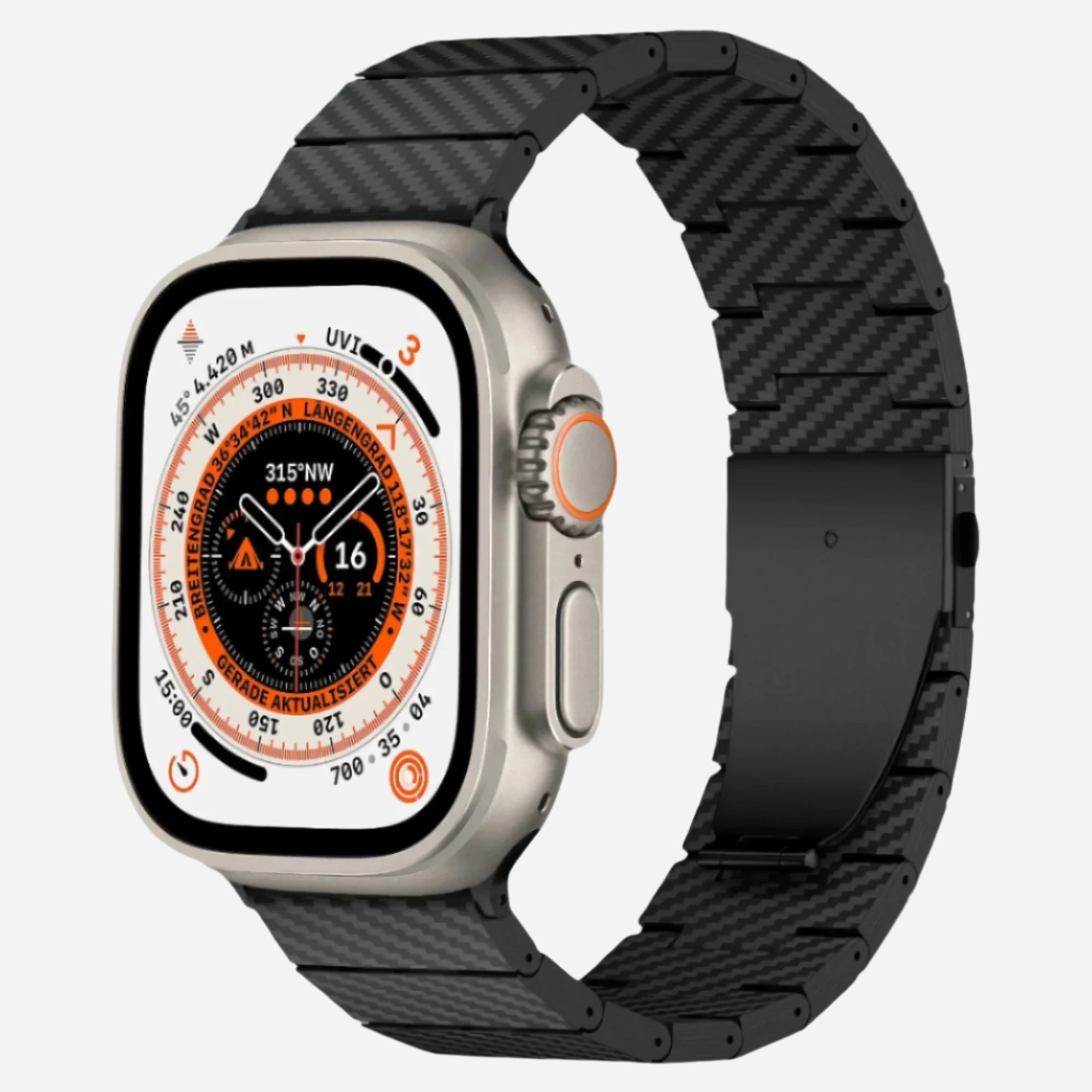 MillesTECband Apple Watch Ultra KARBON Armband