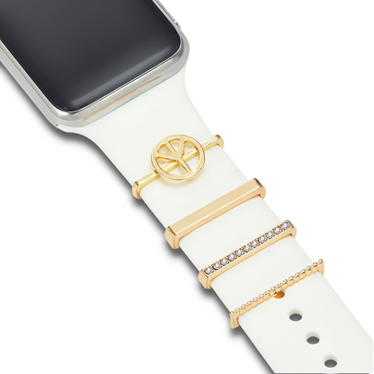 MillesTECband Apple Watch Charms "Peace" - Gold