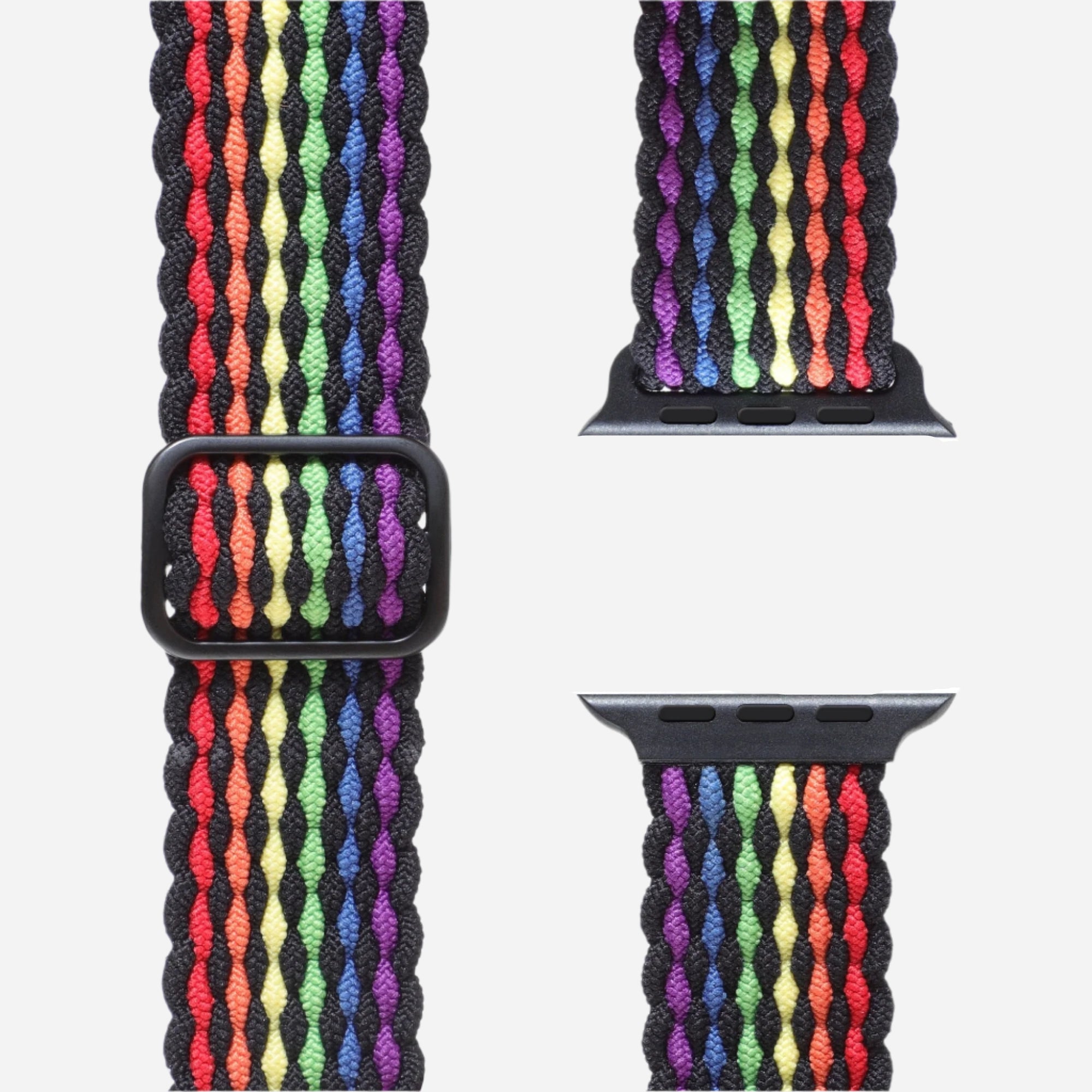 MillesTECband Apple Watch geflochtenes Flex Loop Pride Armband