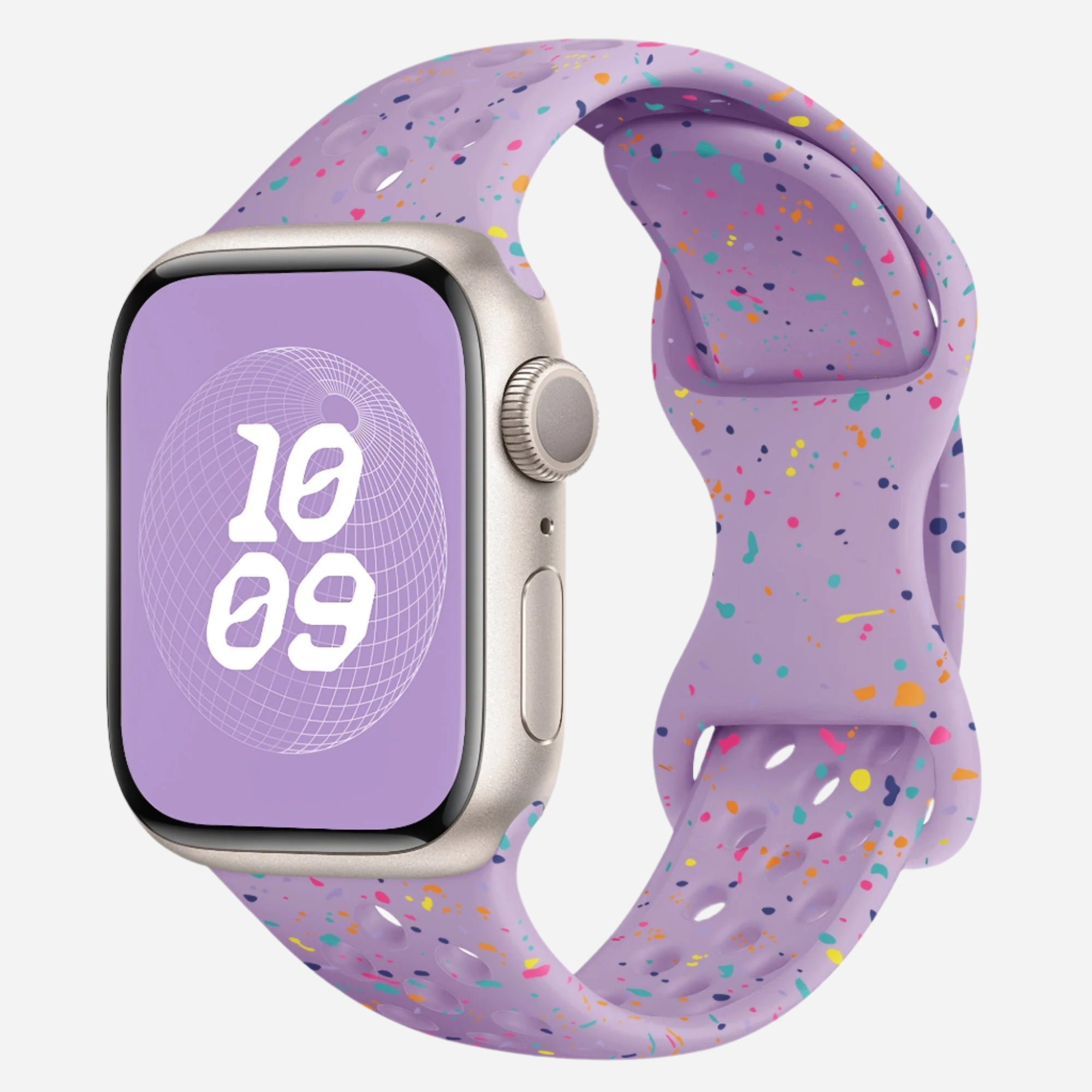 MillesTECband Apple Watch Silikonarmband "Carnival"