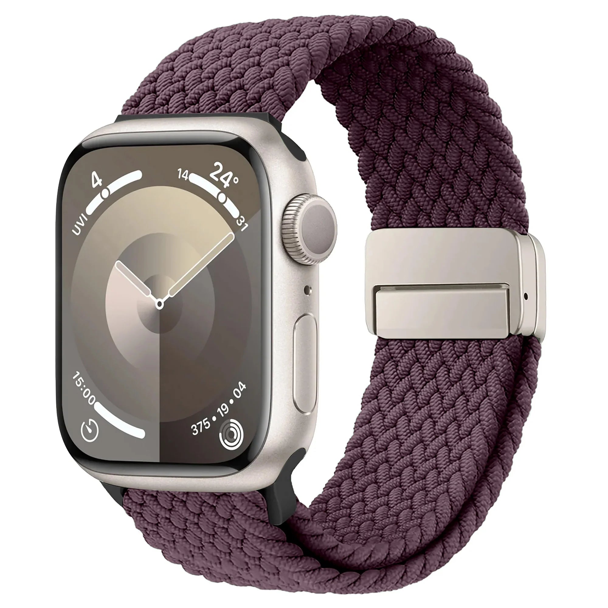 Geflochtenes Apple Watch Armband mit Magnetverschluss