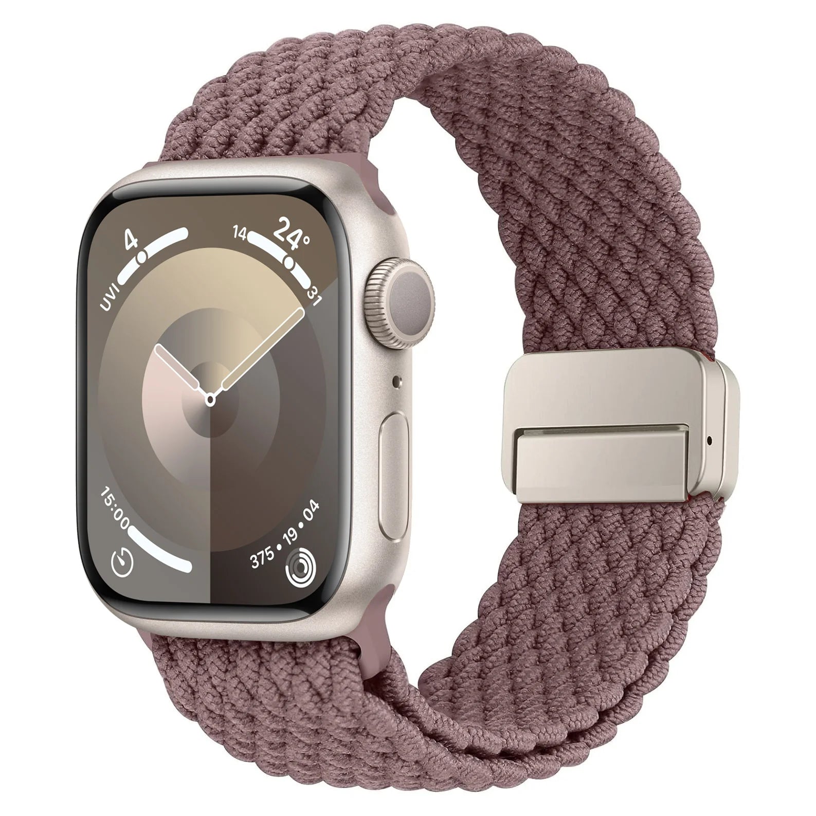 Geflochtenes Apple Watch Armband mit Magnetverschluss