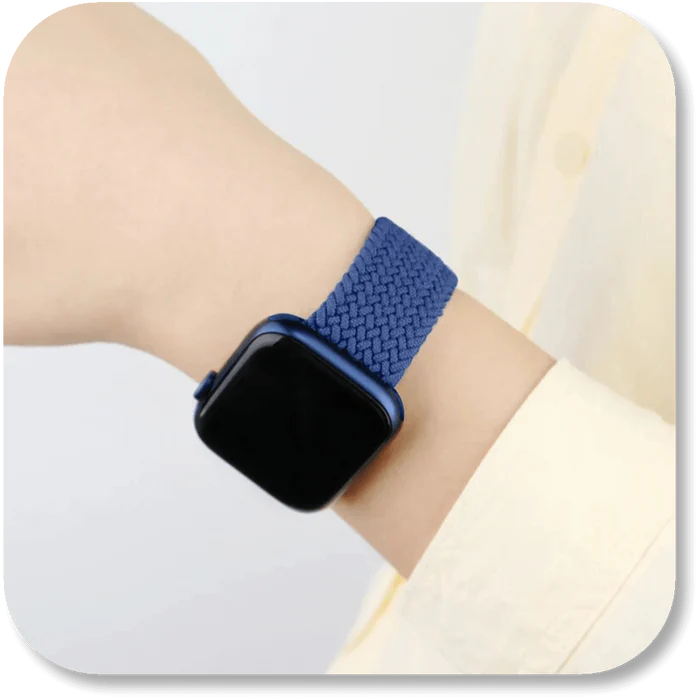 Geflochtenes Apple Watch Armband mit Magnetverschluss