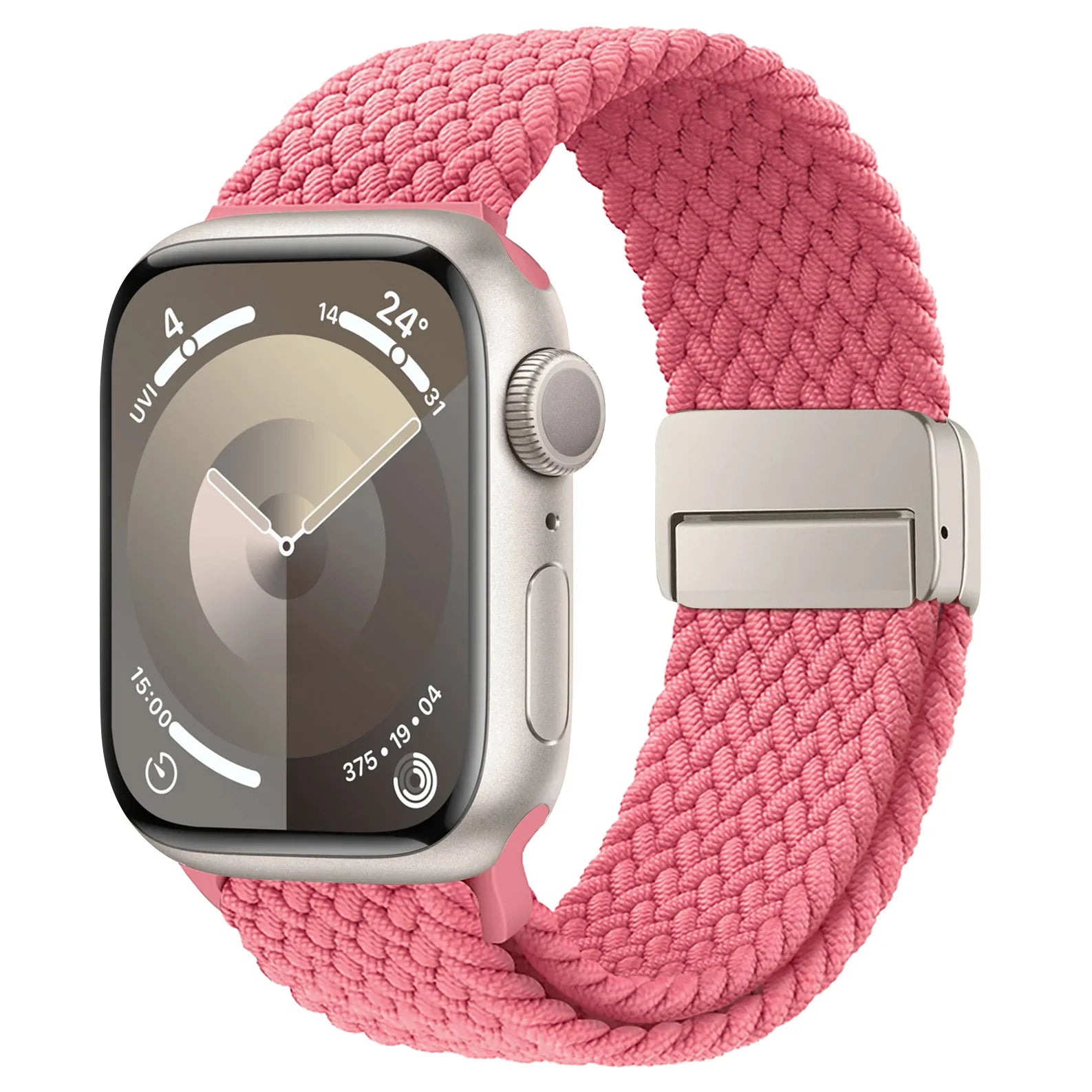 Geflochtenes Apple Watch Armband mit Magnetverschluss