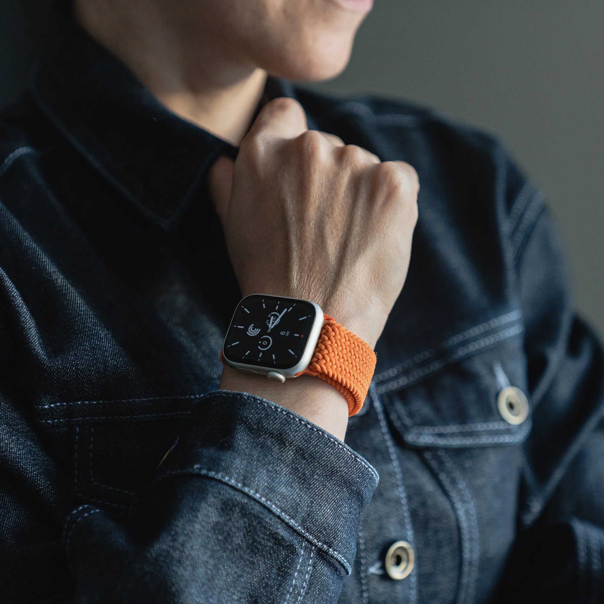 Geflochtenes Apple Watch Armband mit Magnetverschluss