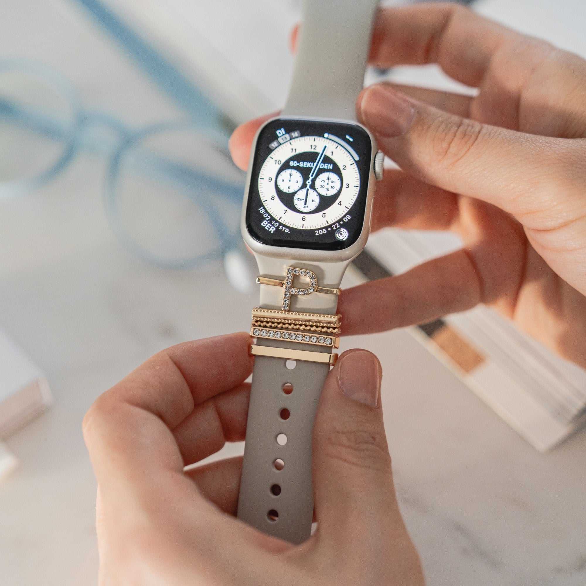 MillesTECband Apple Watch Charms "P Style"