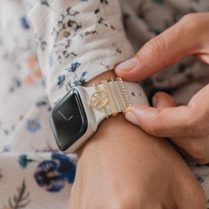 MillesTECband Apple Watch Charms "Peace" - Gold