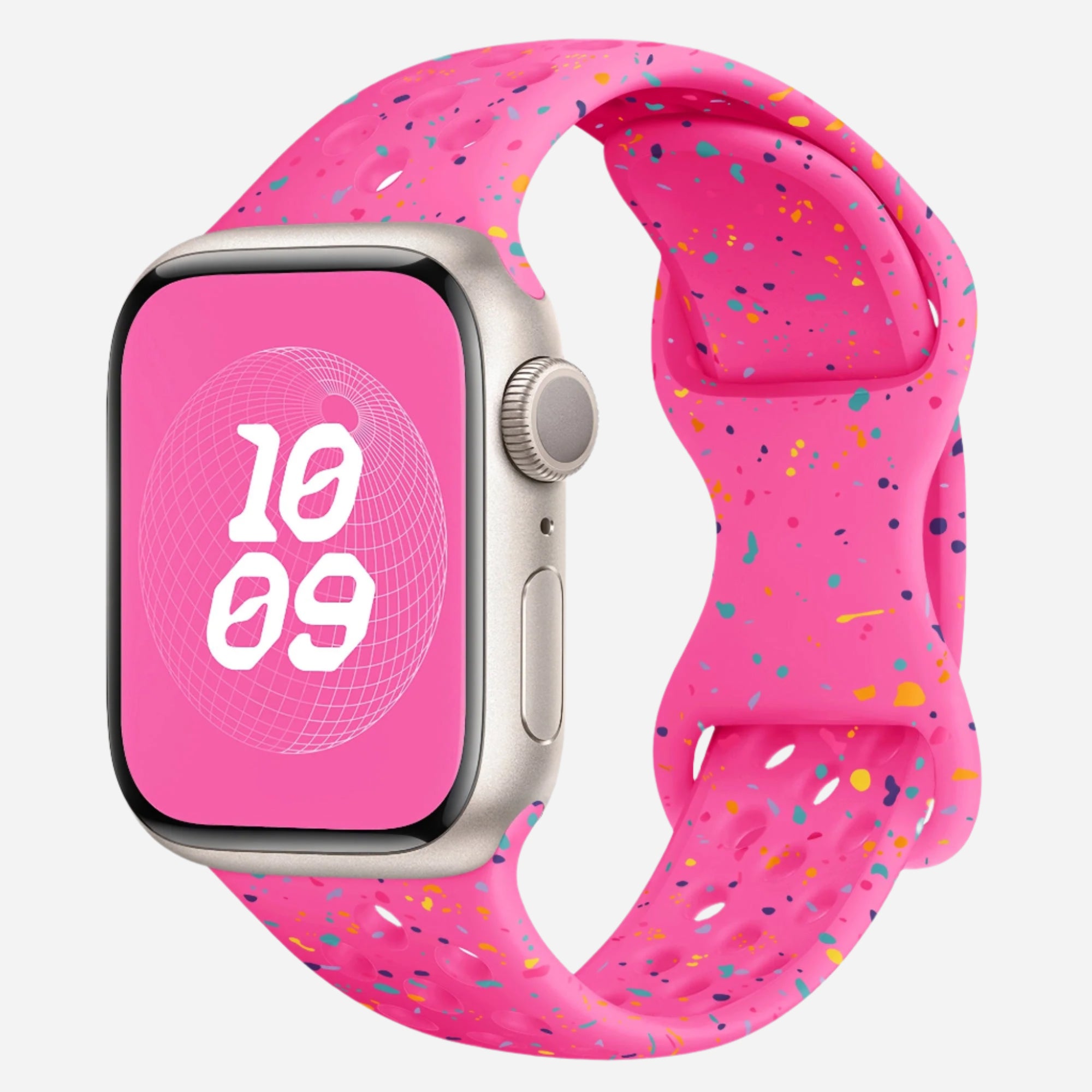 MillesTECband Apple Watch Silikonarmband "Carnival"