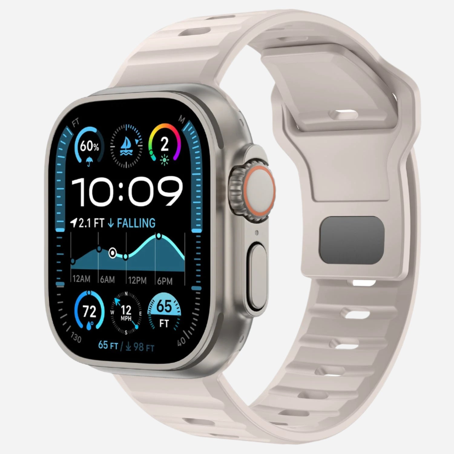 MillesTECband Apple Watch Silikonarmband "Active"