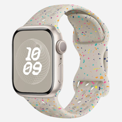 MillesTECband Apple Watch Silikonarmband "Carnival"