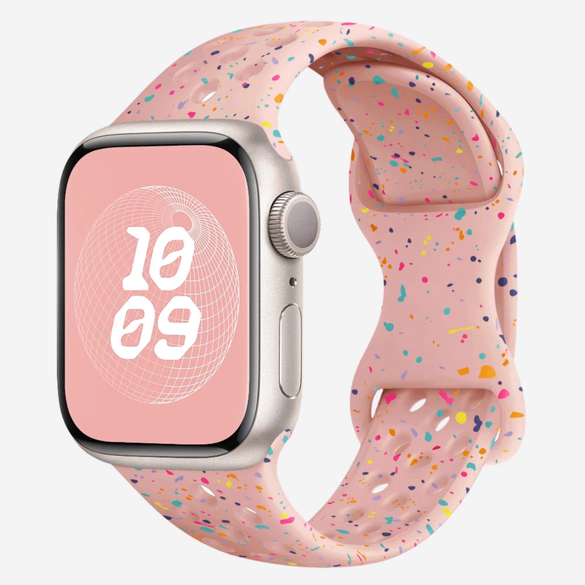 MillesTECband Apple Watch Silikonarmband "Carnival"