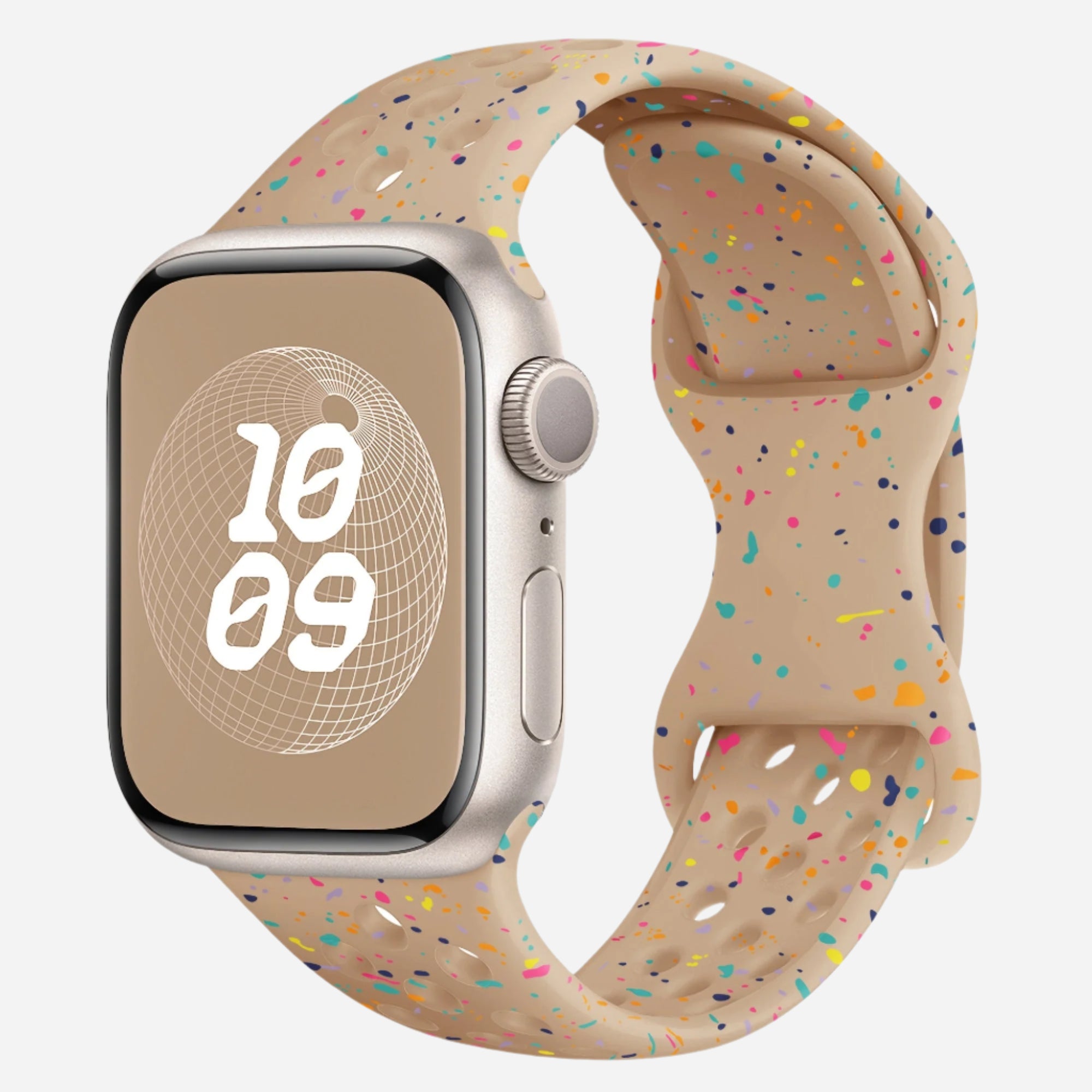 MillesTECband Apple Watch Silikonarmband "Carnival"