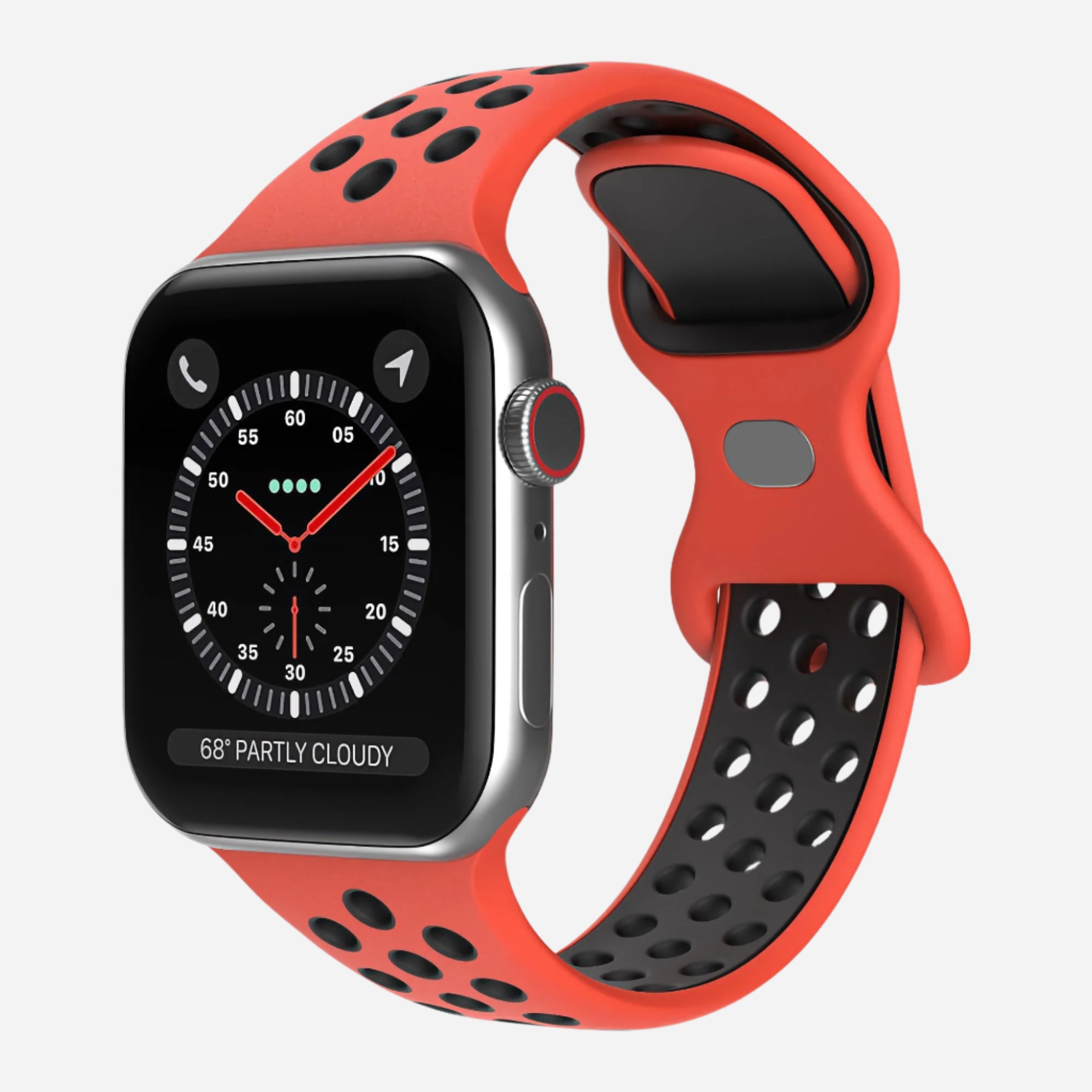 MillesTECband Apple Watch Silikonarmband "Energy"