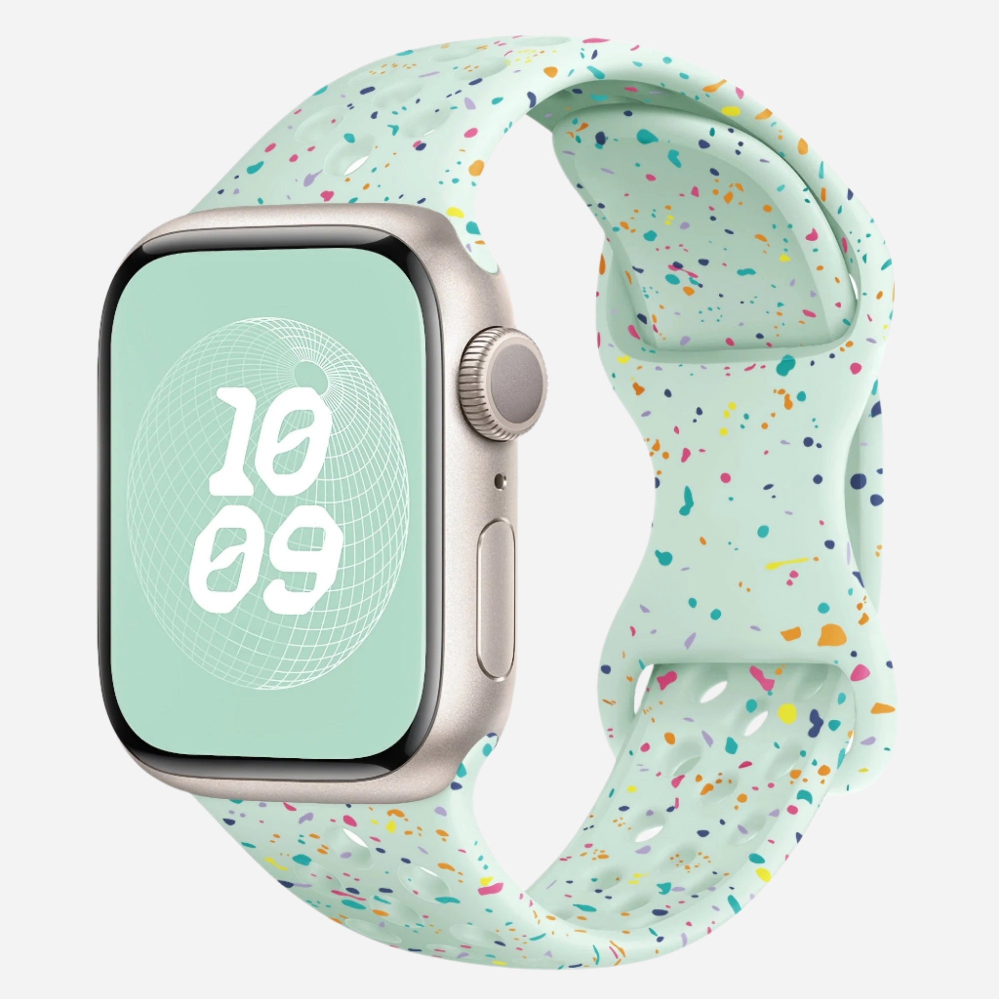 MillesTECband Apple Watch Silikonarmband "Carnival"